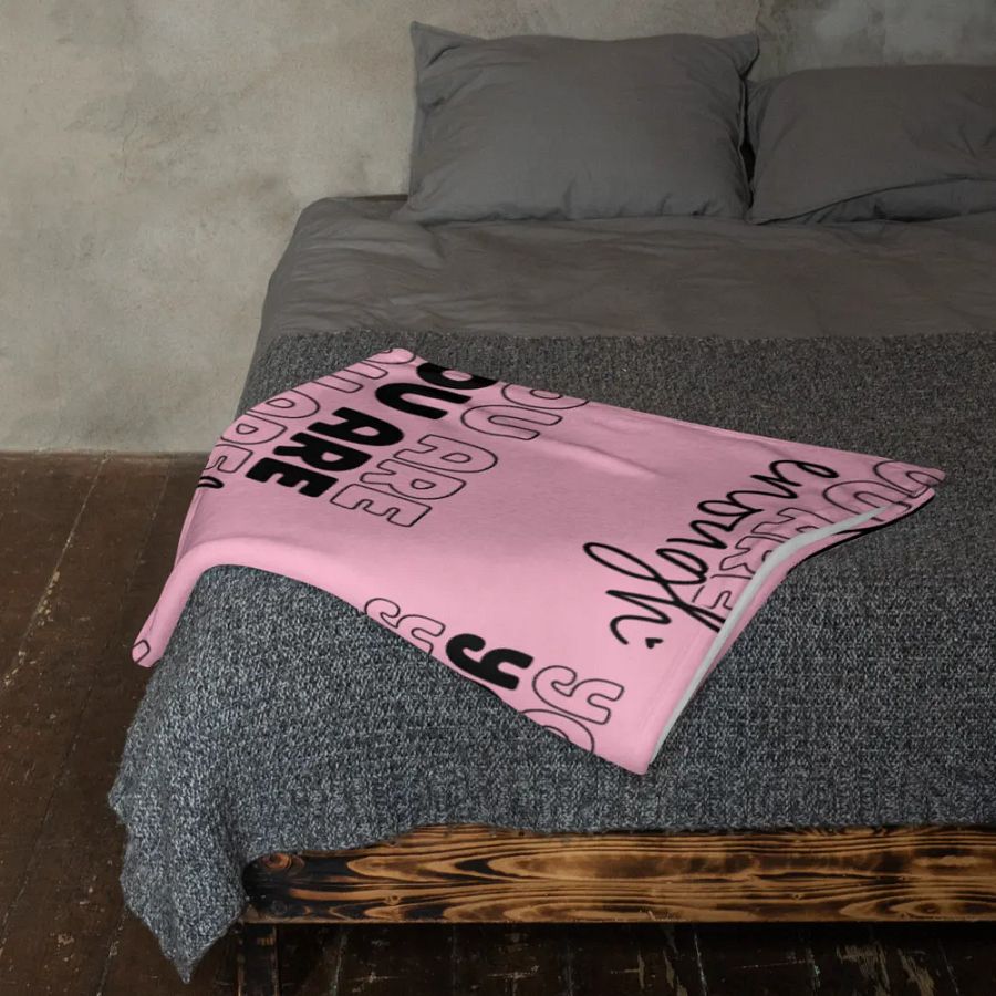 You Are Enough Blanket product image (11)