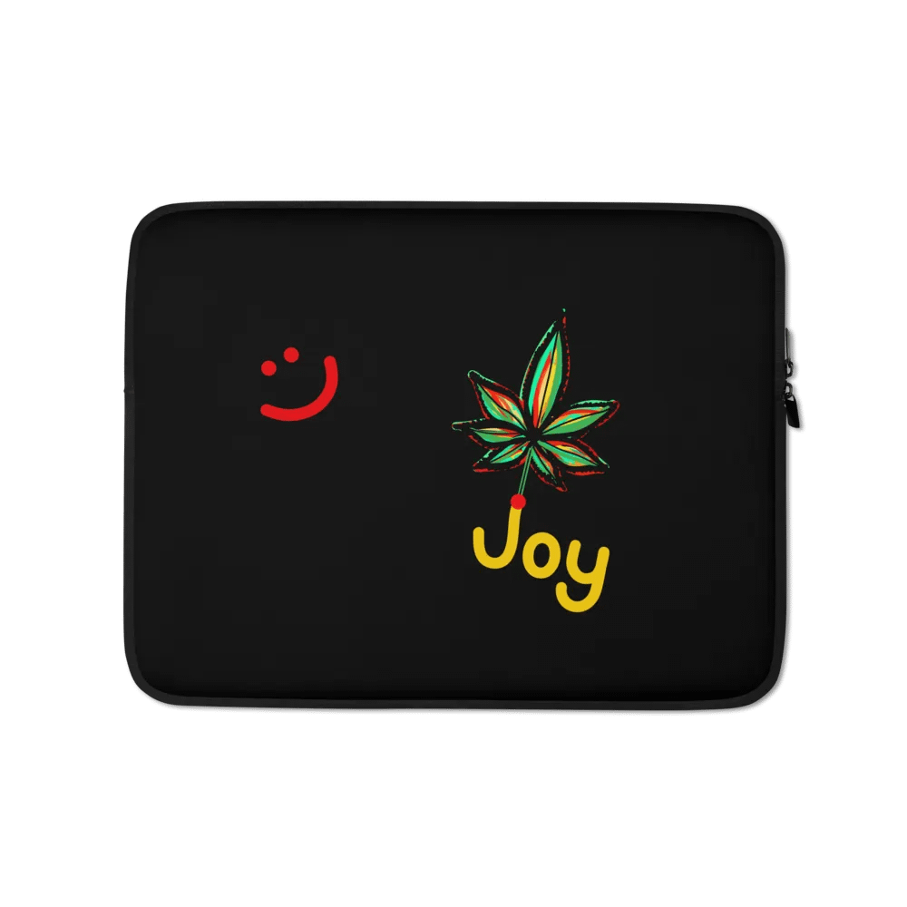 Joyful Leaf Laptop Sleeve product image (1)