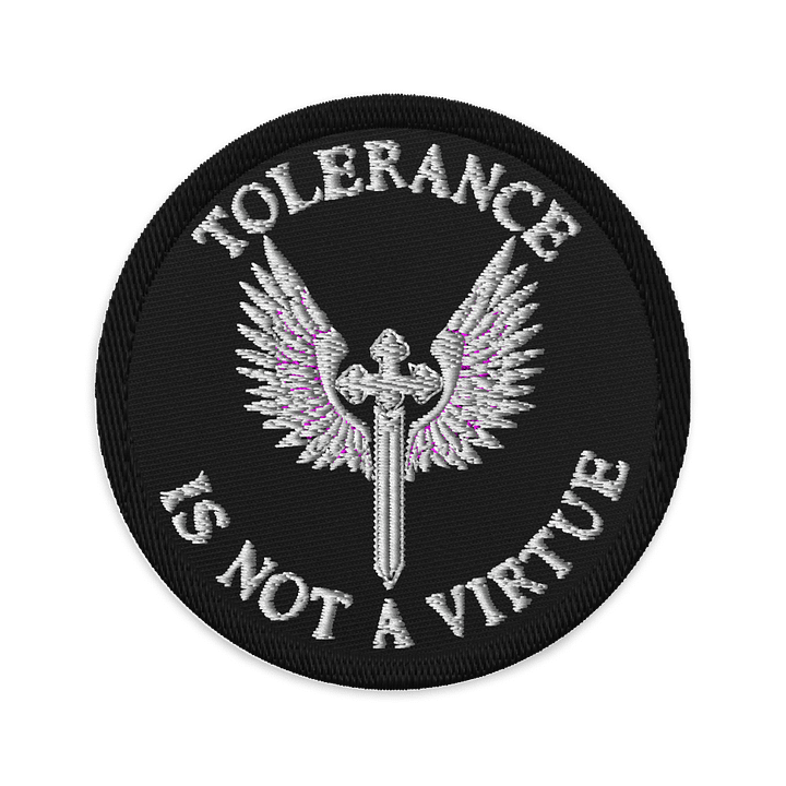 Tolerance is not a virtue patch product image (1)