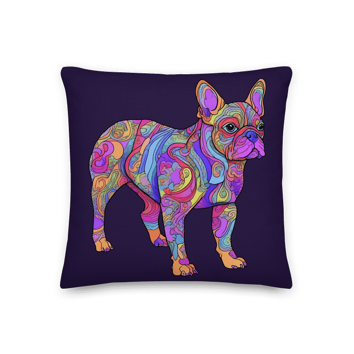 Groovy Frenchie #1 - Pillow product image (1)