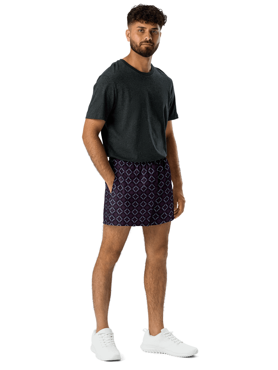 Bumble Delight Geometric All Over Print Unisex Athletic Shorts product image (3)