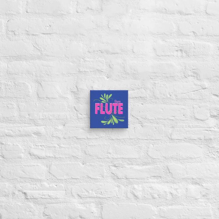 Flute Flourish Wall Canvas- Bass (Royal Blue) product image (2)