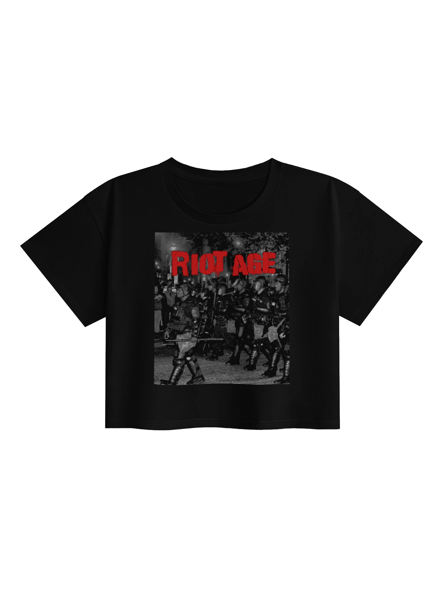 Women's "Land of the Free" lyric Crop Top product image (1)
