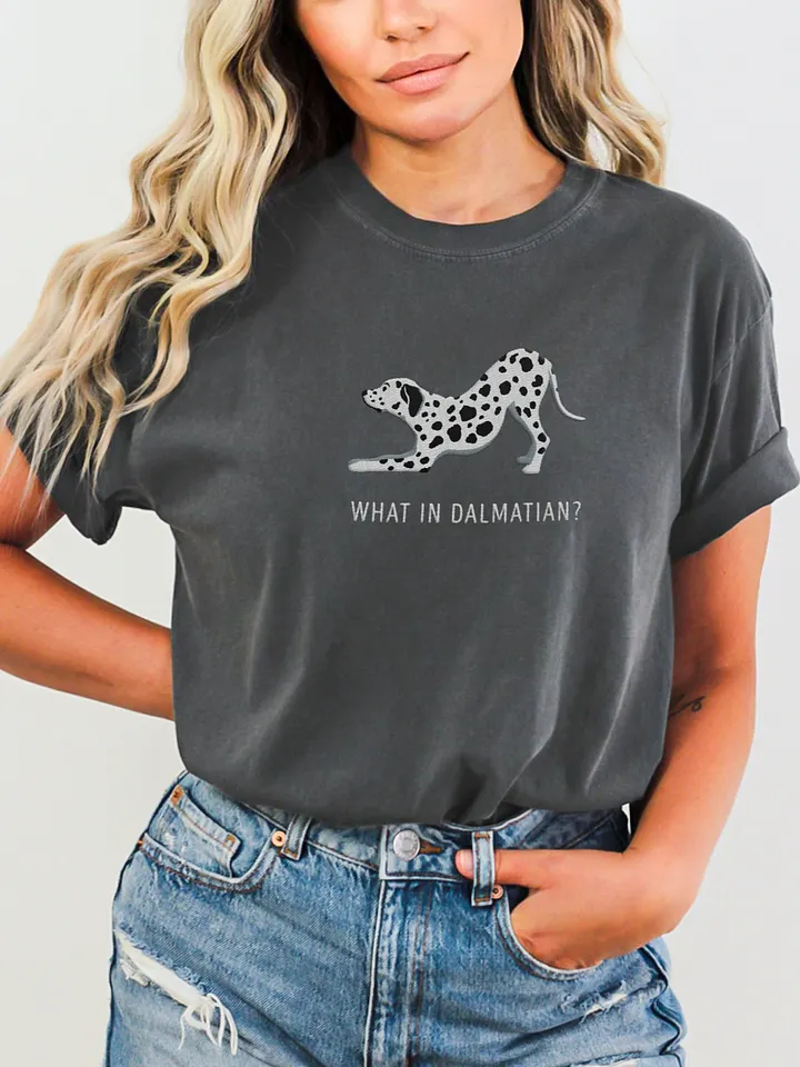 What in Dalmatian? T-Shirt(Embroidered) of a Dalmatian product image (2)