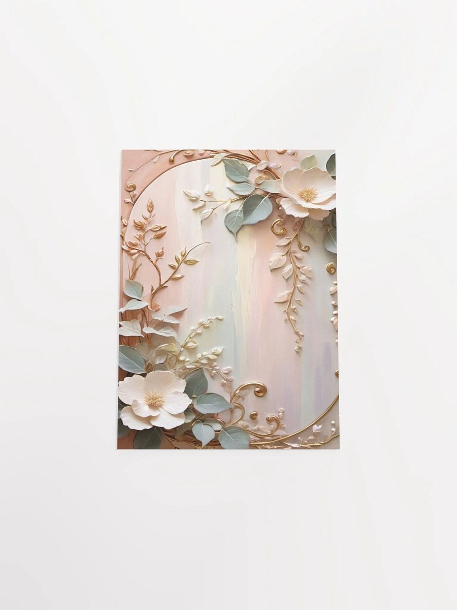 Ethereal Bloom Oval Poster product image (27)