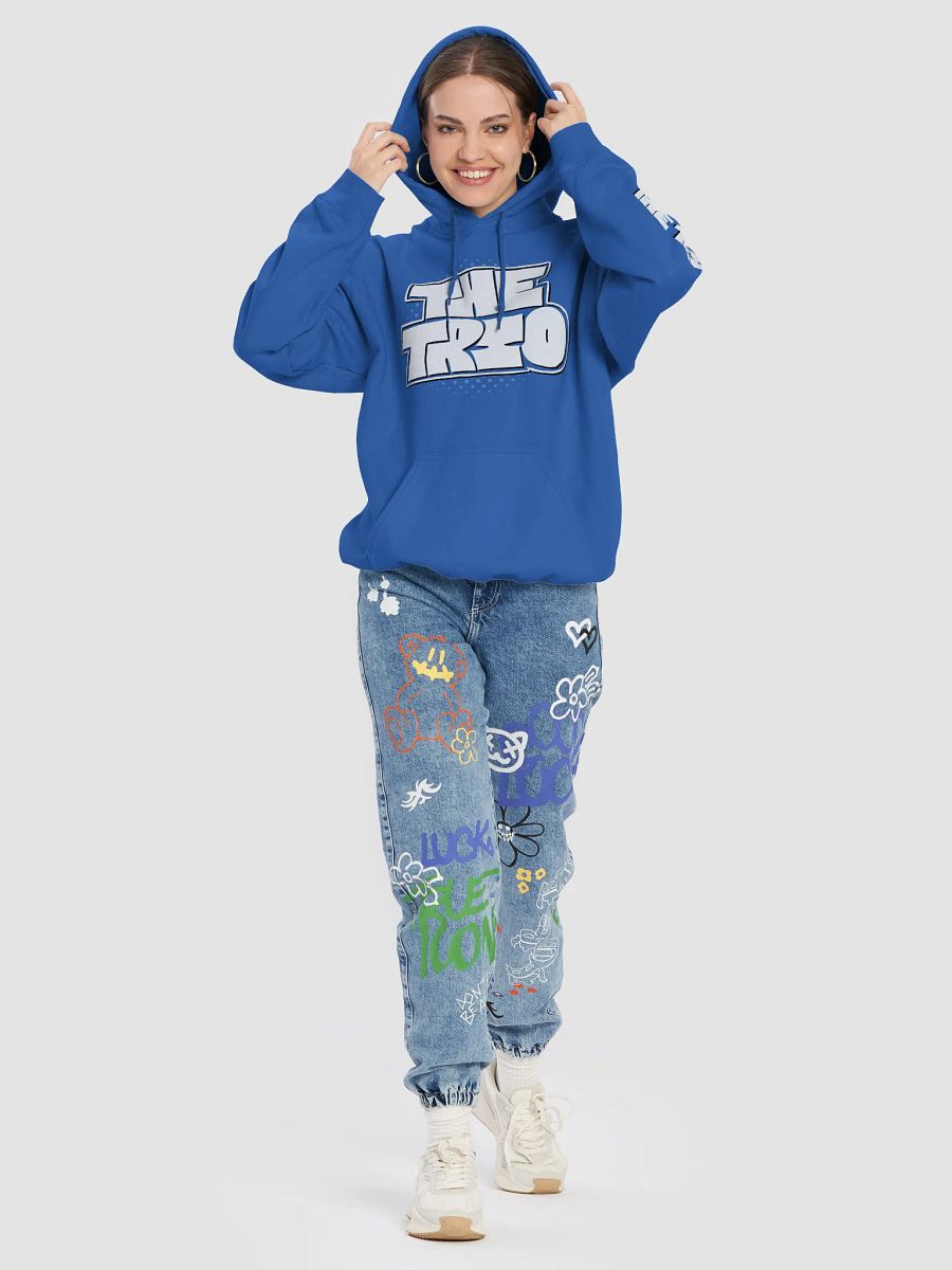 The Trio White Logo Hoodie product image (8)