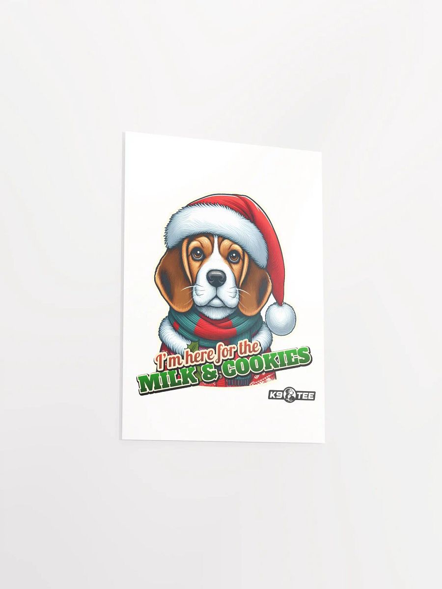 Beagle Milk & Cookies Dog Poster product image (24)