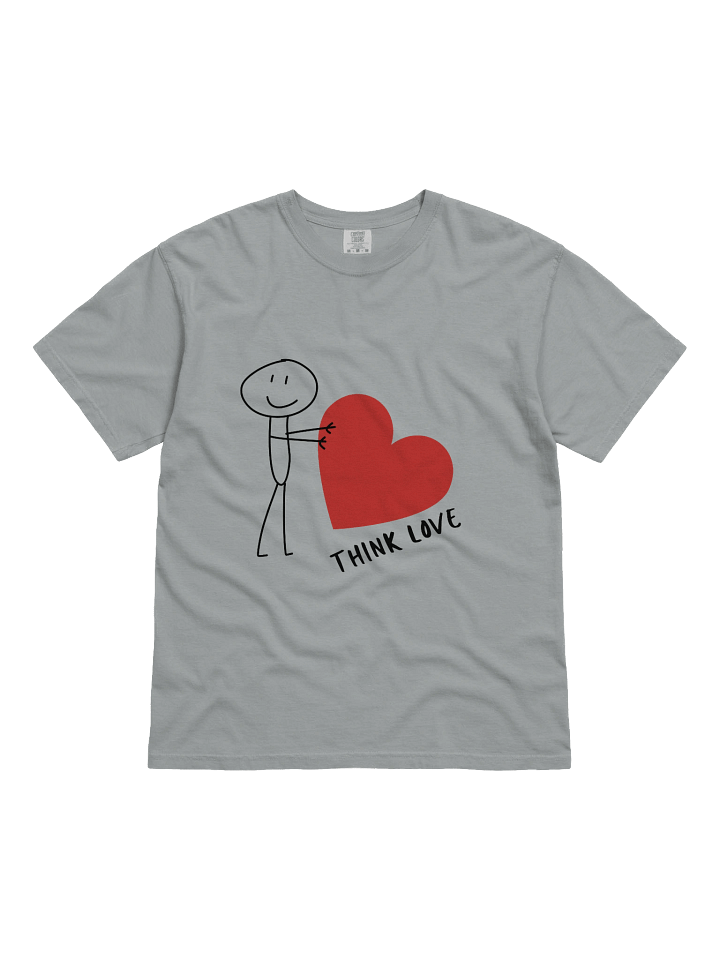 Think Love Heavyweight T-Shirt product image (8)
