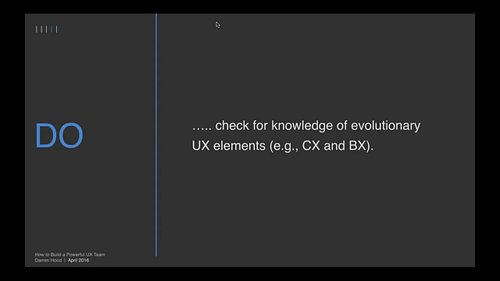 Episode 287 of The World of UX is now available!

How do you find the right people for a balanced, effective, and powerful UX...