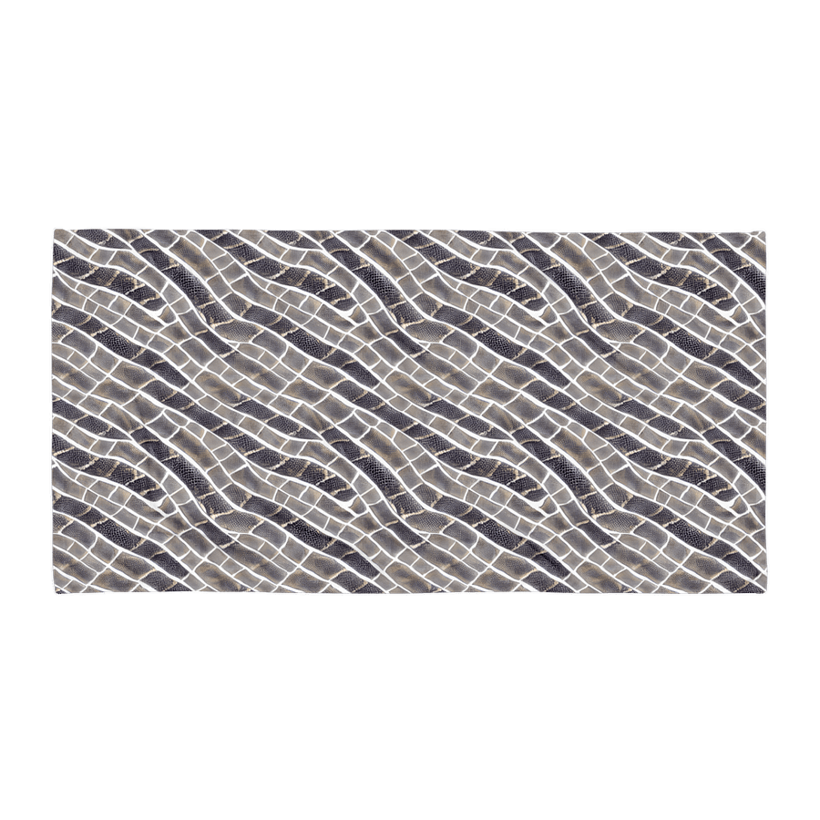Grey Snake Skin Towel product image (1)