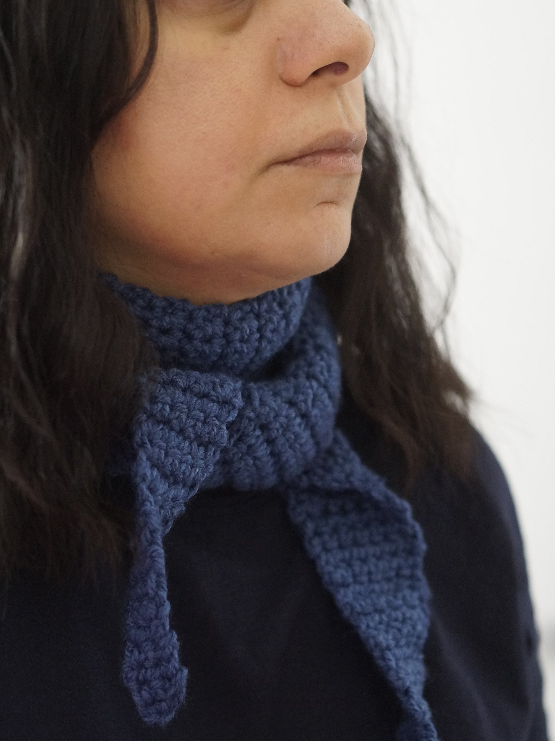 Single crochet thin scarf Crochet pattern product image (3)