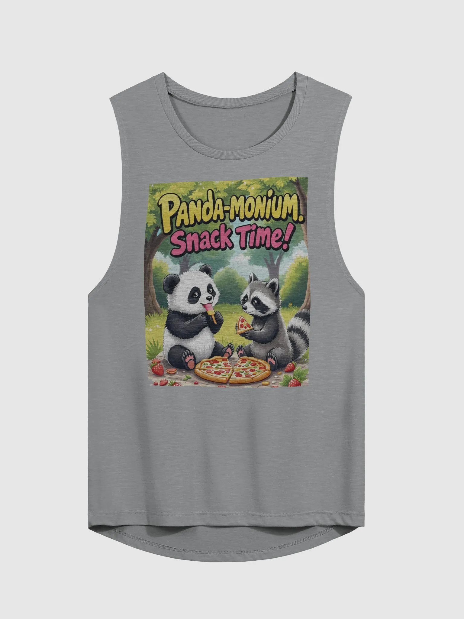 Panda-monium Picnic Flowy Tank product image (4)