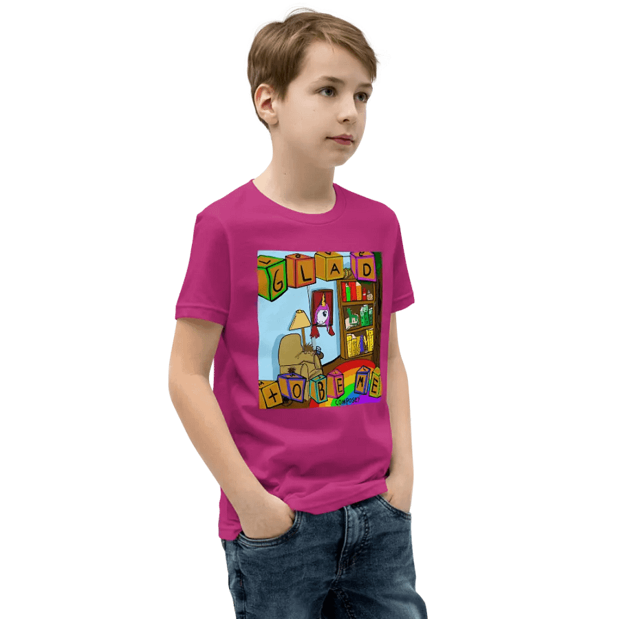 Glad To Be Me youth T product image (3)