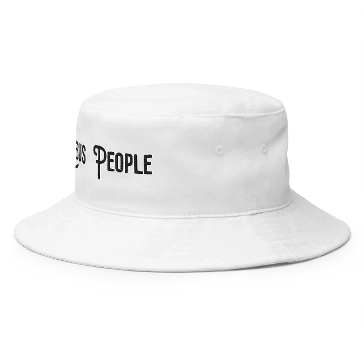 JESUS PEOPLE eclipse Bucket Hat white product image (1)