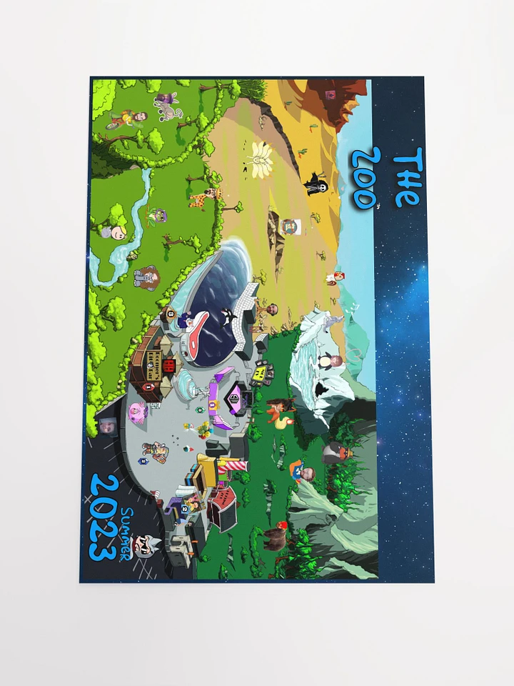 *Summer Exclusive* Zoo™ Map Poster product image (1)