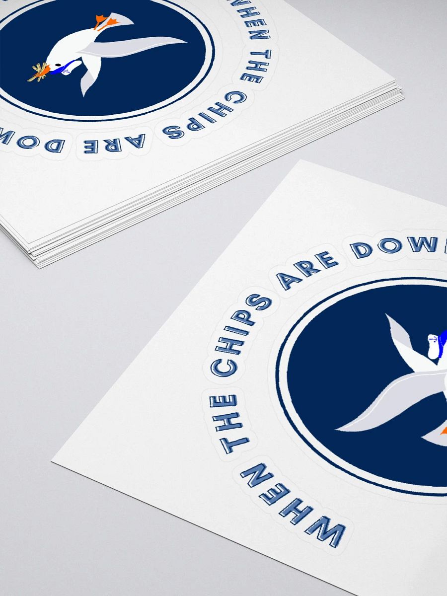 When the Chips are Down I Pick Them Up! Kiss Cut Stickers product image (10)