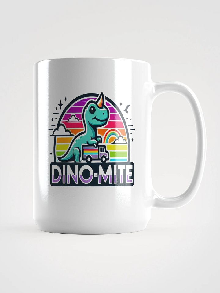 DINO-MITE White Glossy Mug product image (1)