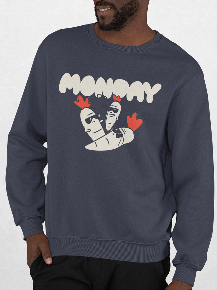 Cool Carrot Crewneck: MONDAY Edition product image (2)
