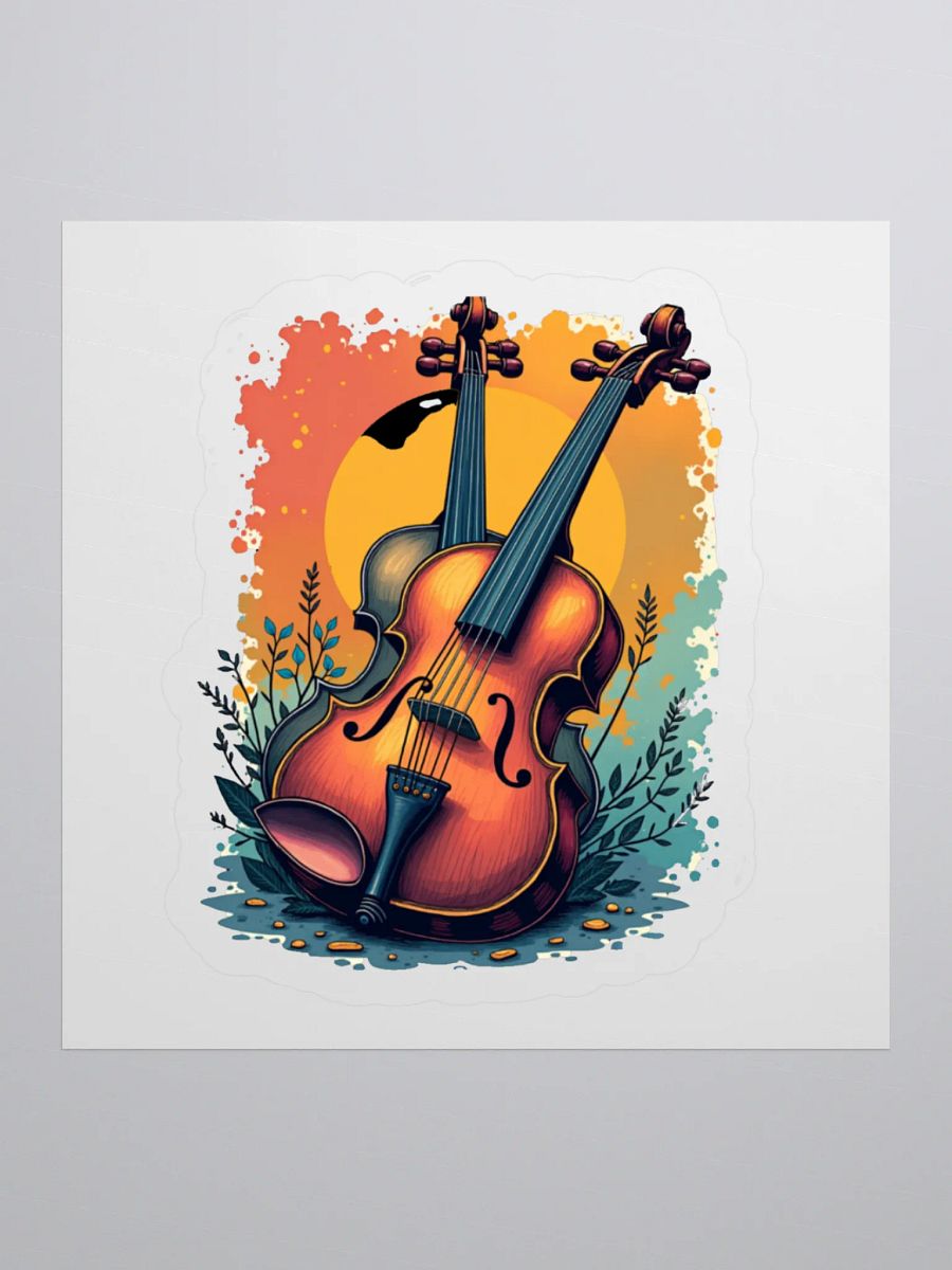 Harmony in Strings Kiss Cut Stickers product image (1)