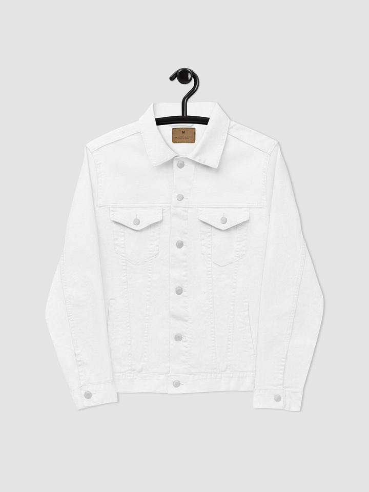 Unisex Denim Jacket - White product image (2)