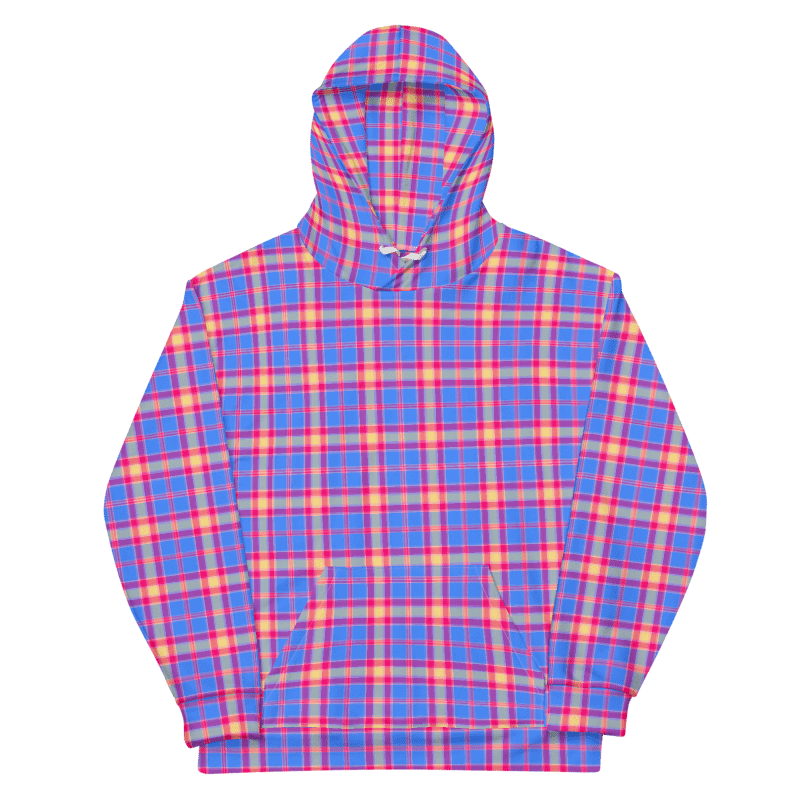 Bright Blue and Hot Pink Hoodie product image (6)
