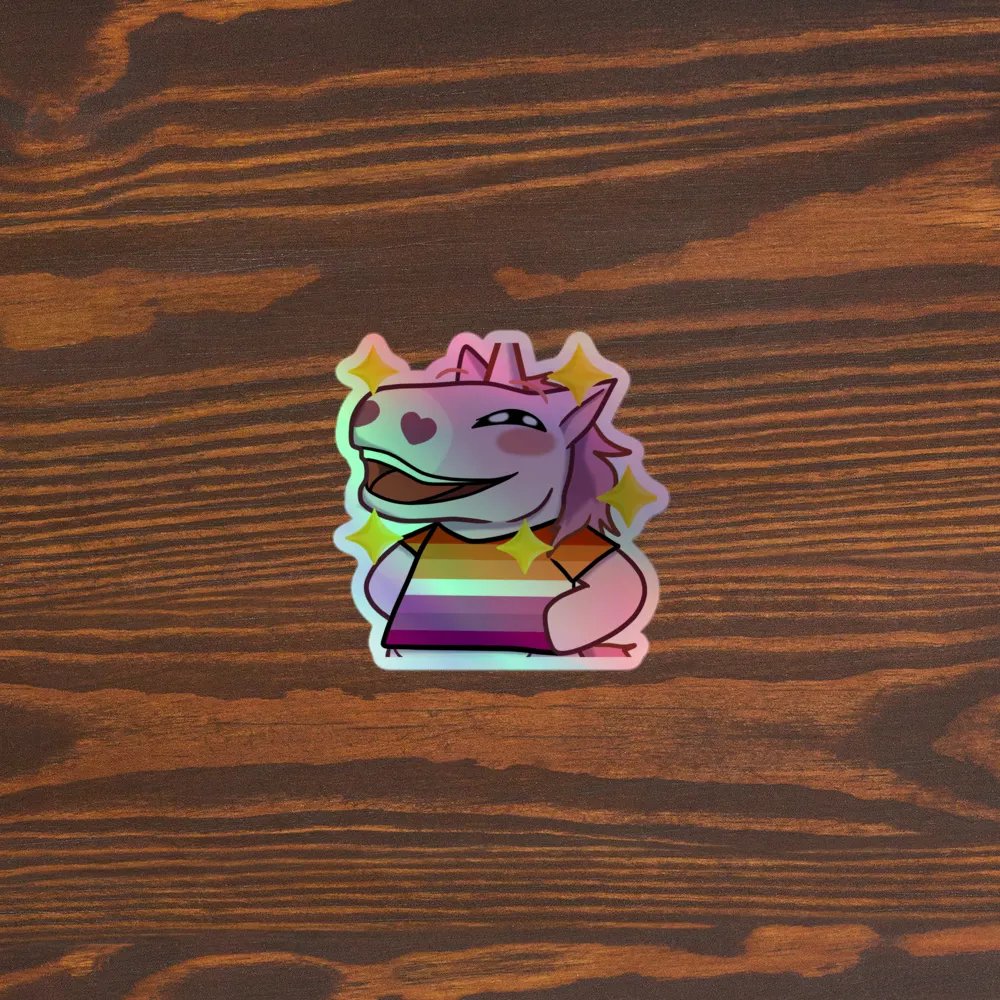 LESBIAN Pride Holographic Sticker product image (5)