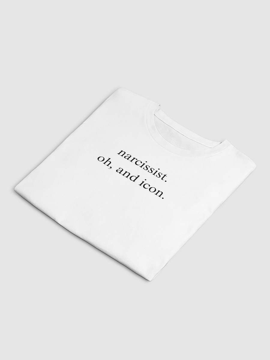 narcissist. oh, and icon. WHITE CROP TOP product image (4)