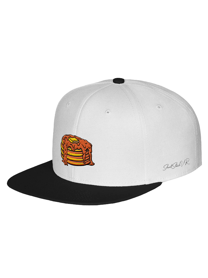 Stacks Embroidered Snapback Cap (White) product image (3)