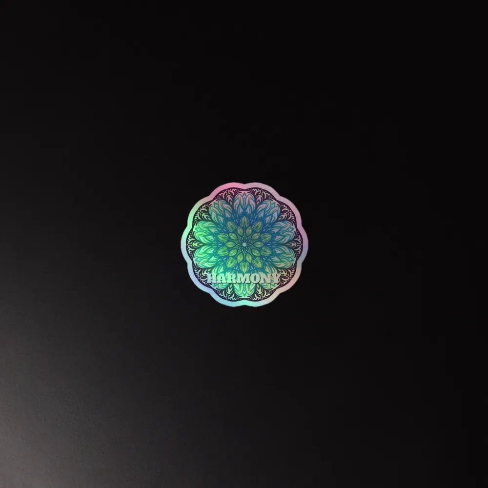 Harmony Mandala Holographic Sticker Sheet product image (6)