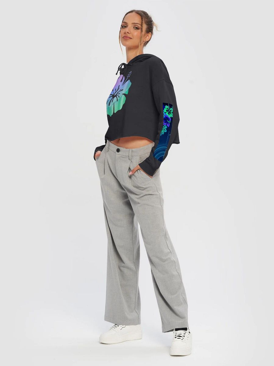 Bloom 'n Byte Cropped Hoodie product image (3)