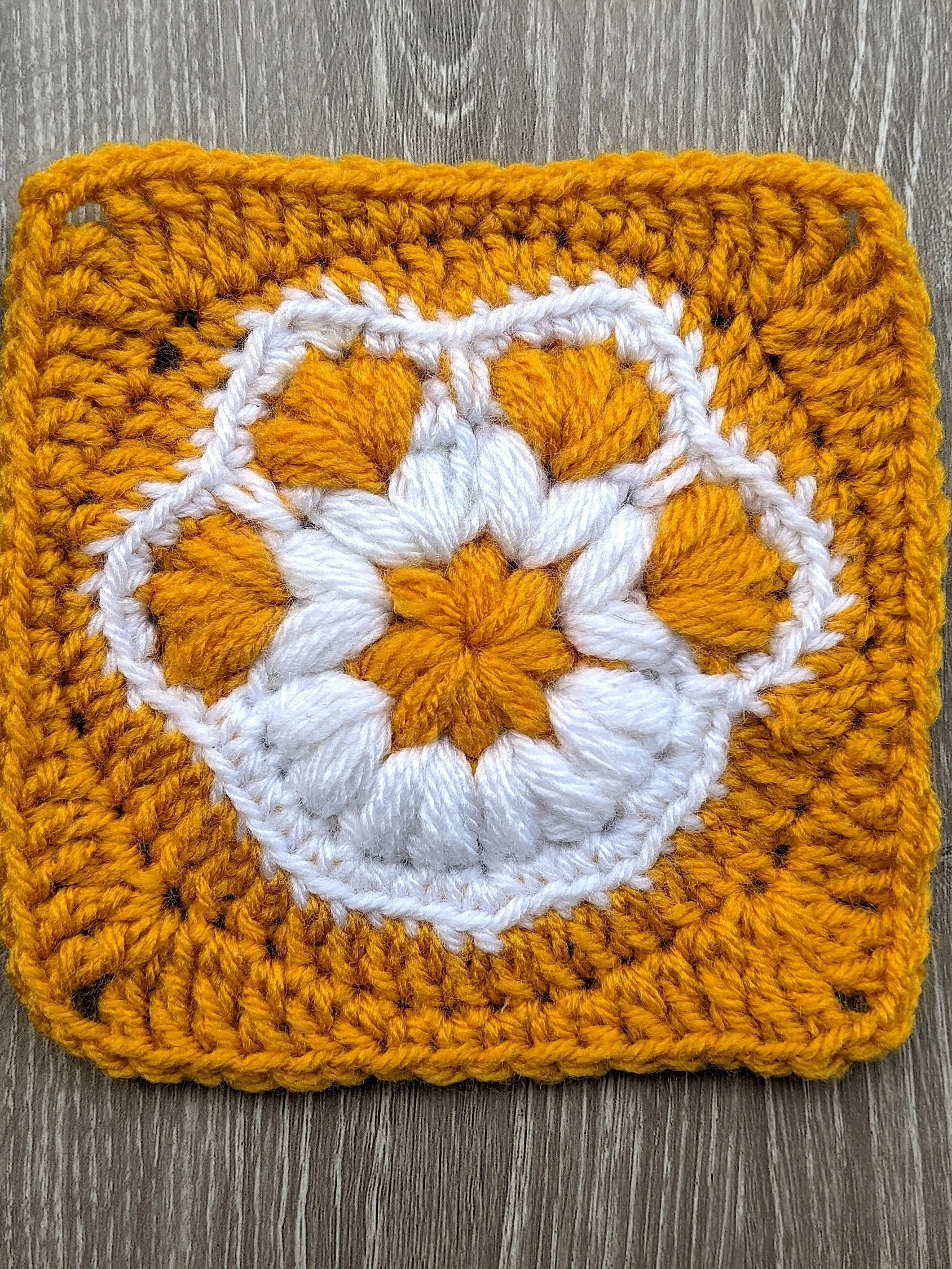 Crochet Paw Print Granny Square Pattern product image (1)