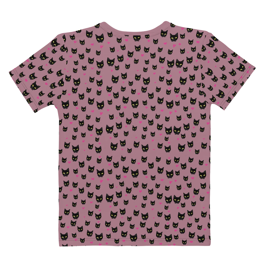 'Mauve Kitty Dots' Women's Poly Tee product image (5)