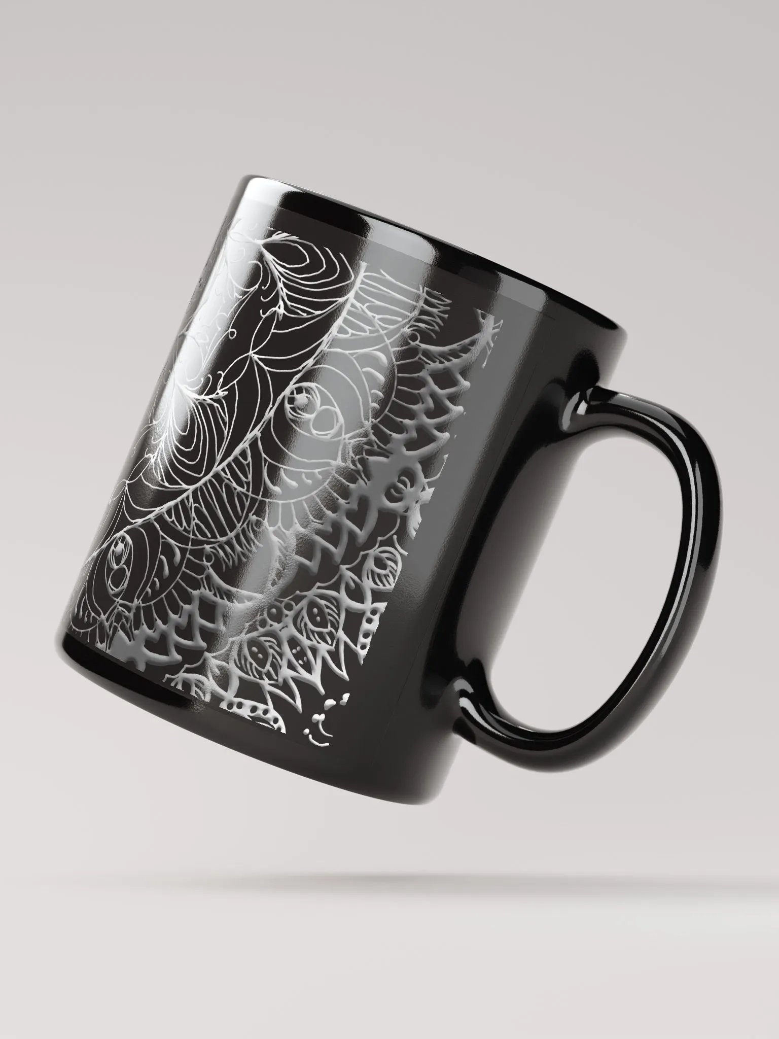 Monochrome Mandala Mug product image (3)