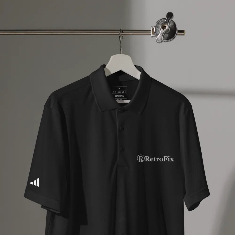 RetroFix Polo White Logo product image (4)