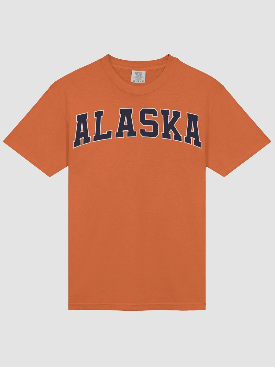 Alaska Vintage Varsity Unisex Garment-Dyed T-shirt product image (94)