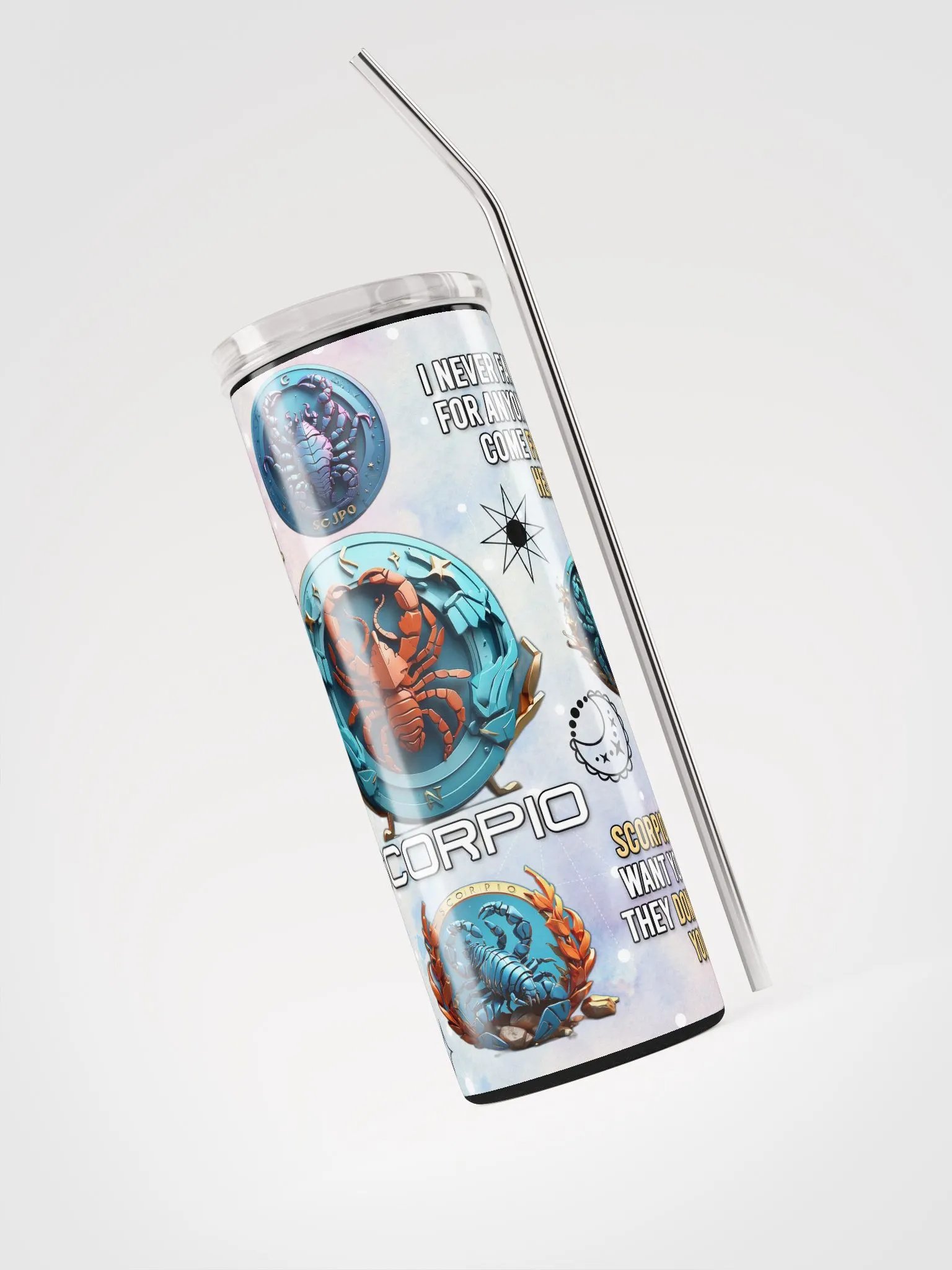Intense and Chill Scorpio Stainless Steel Tumbler product image (5)
