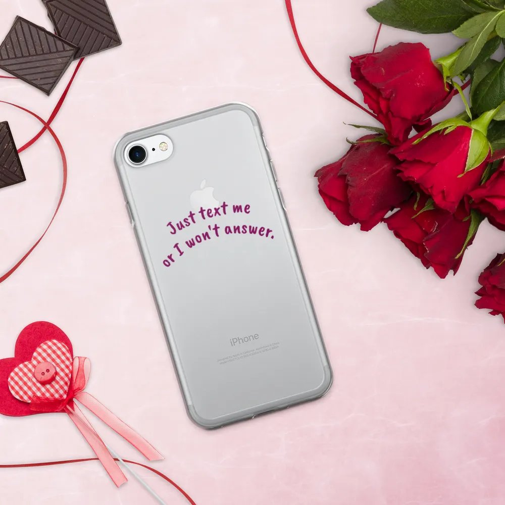 Handwritten Vibe Clear iPhone Case product image (335)