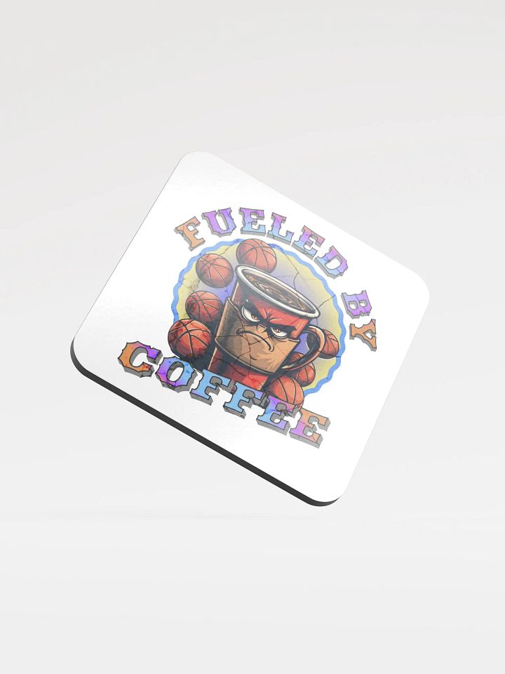Fueled By Coffee Basketball Coaster Set product image (2)