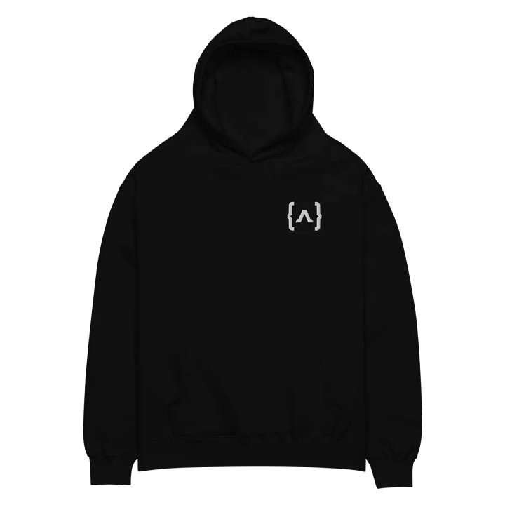 TheSpaceCoder Embroided Oversized Hoodie product image (2)