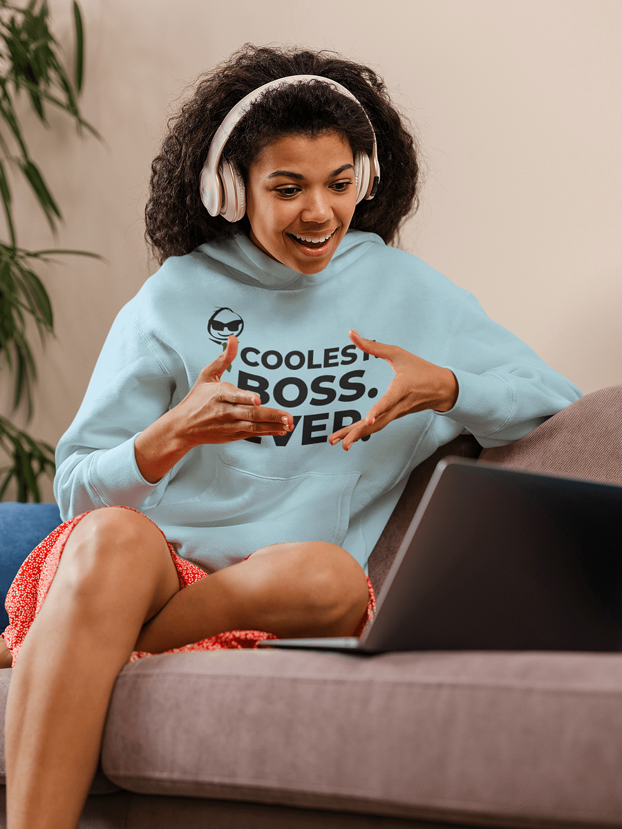 Coolest Boss Ever | Cotton Heritage Unisex Premium Hoodie | Ultimate Comfort & Style product image (4)