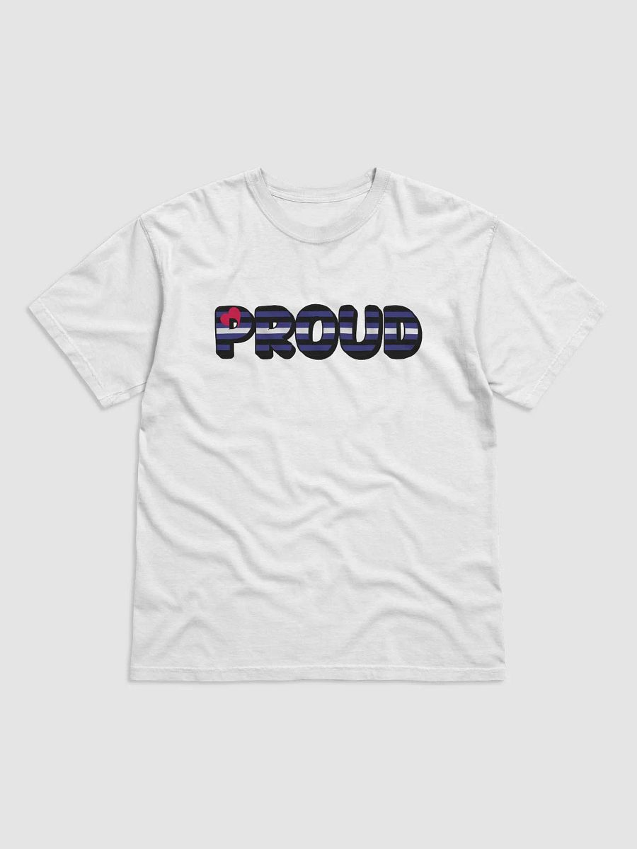 The 'PROUD leather' T-Shirt - White product image (1)