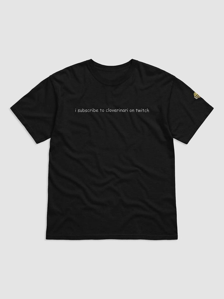 i subscribe to clover tshirt (night mode) product image (1)