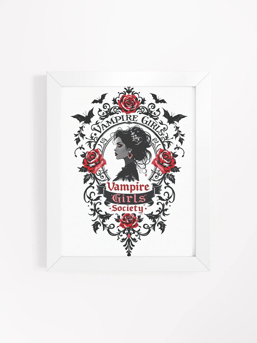 Vampire Girls Society Crest Framed Print product image (30)