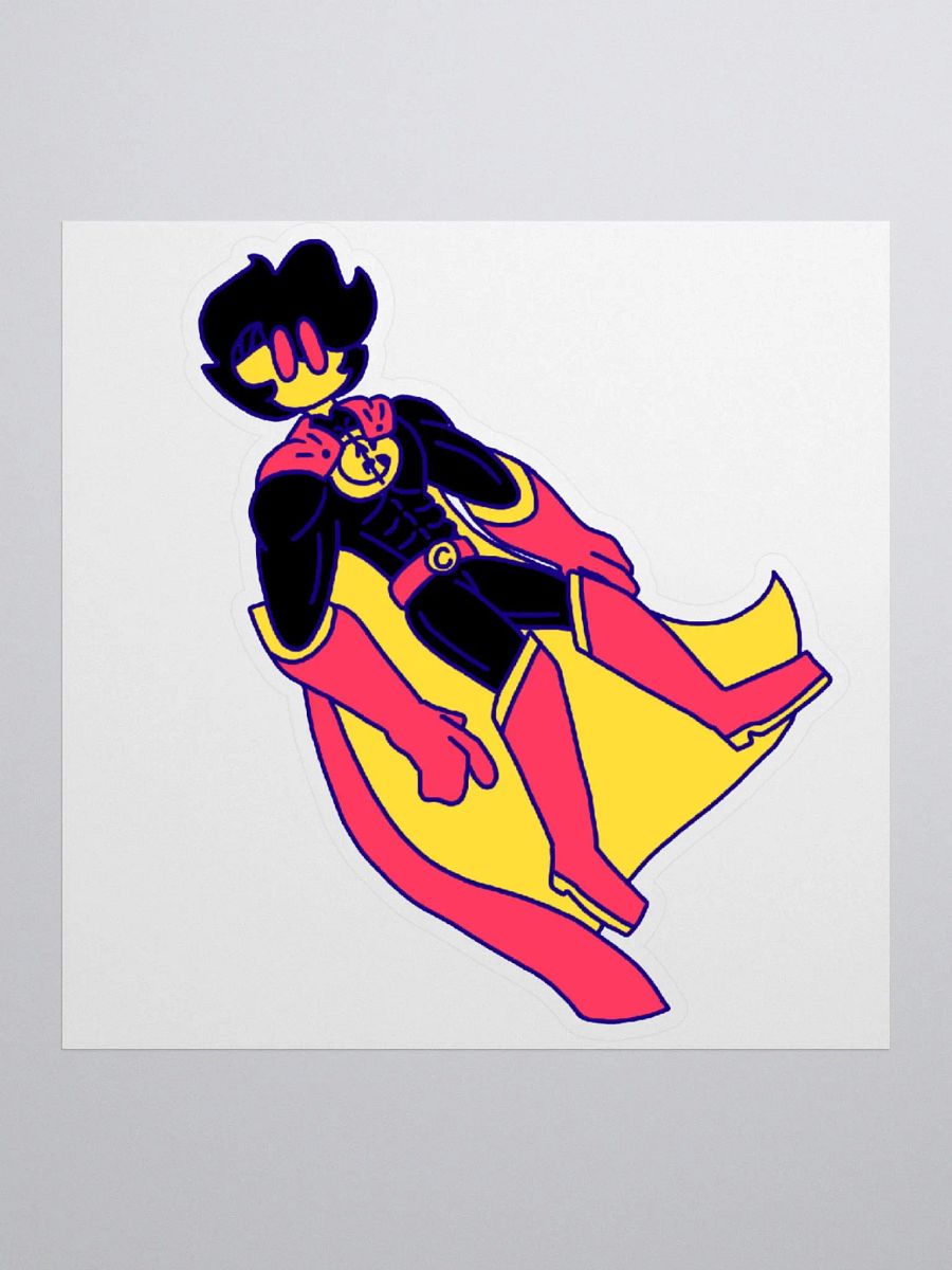 Captain All Powerful Sticker product image (1)