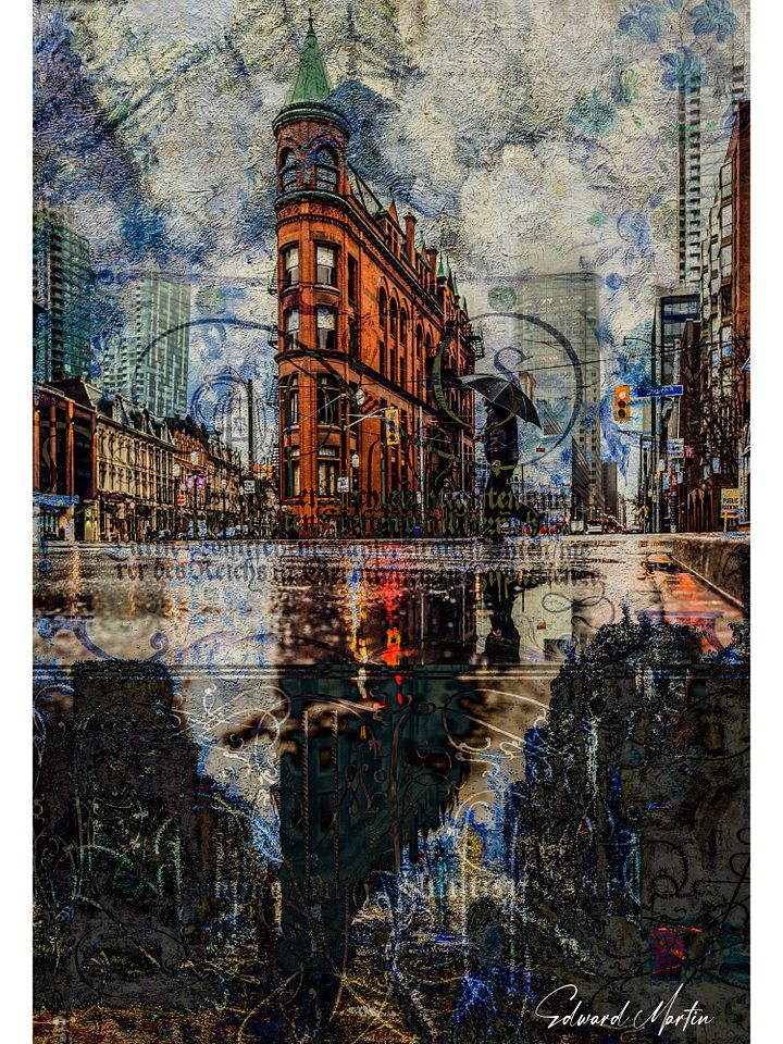 'Reflections' by Edward Martin-Urban Layers Matte Poster product image (1)