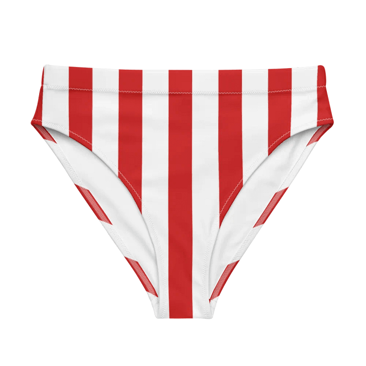 Red Striped Bikini bottoms product image (2)