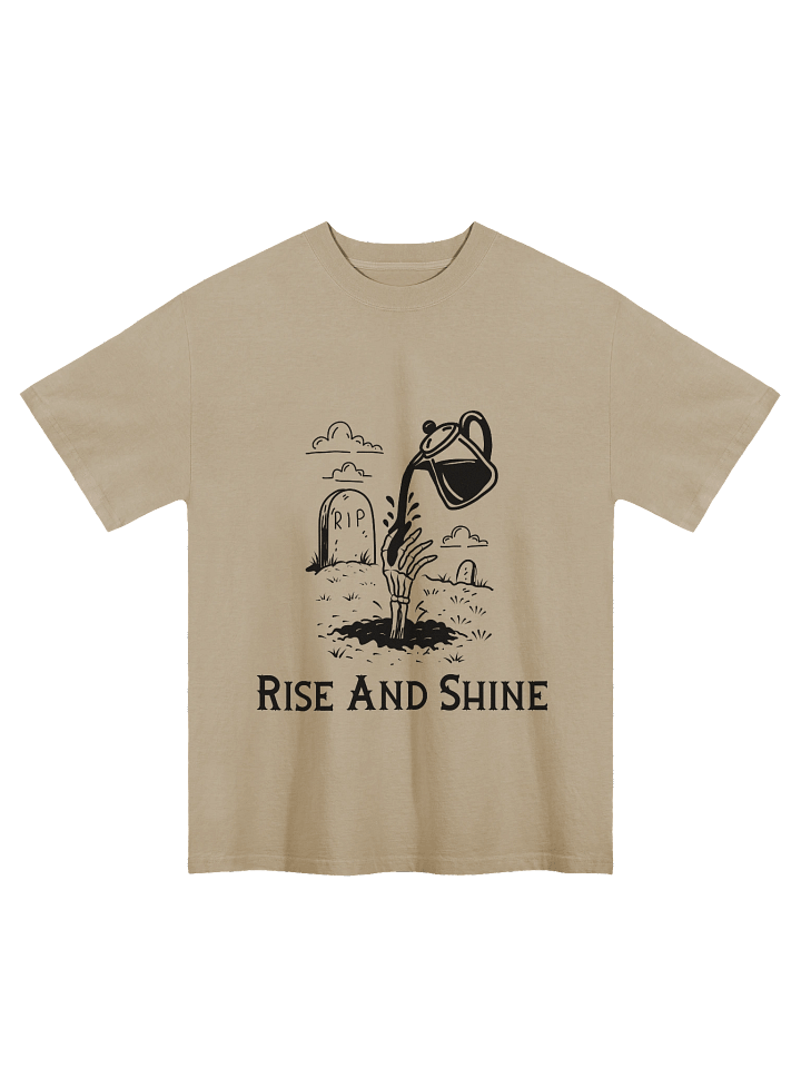 Rise and Shine Faded Oversized T-Shirt product image (1)