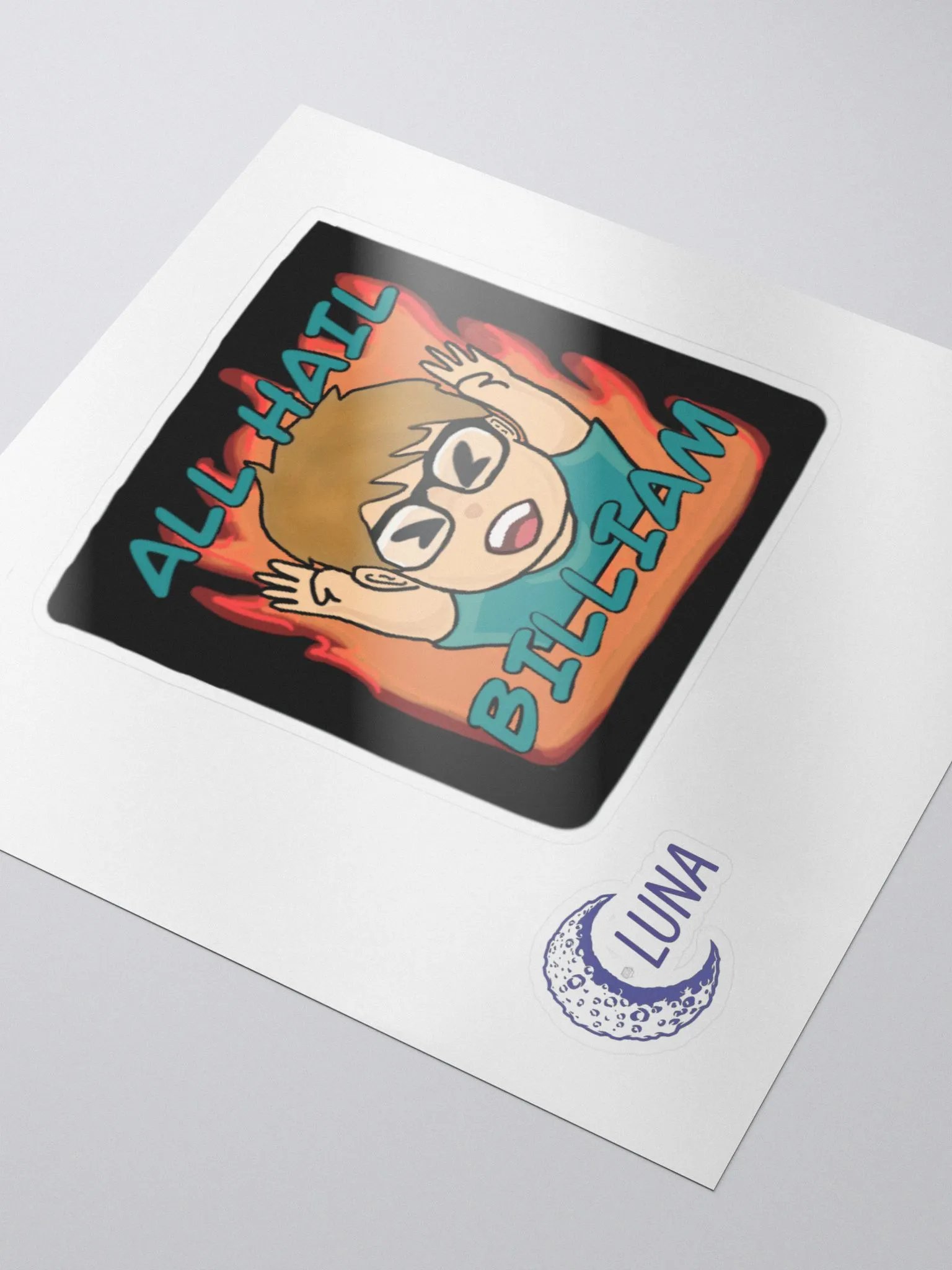 All Hail Billiam Sticker set (Support) product image (3)