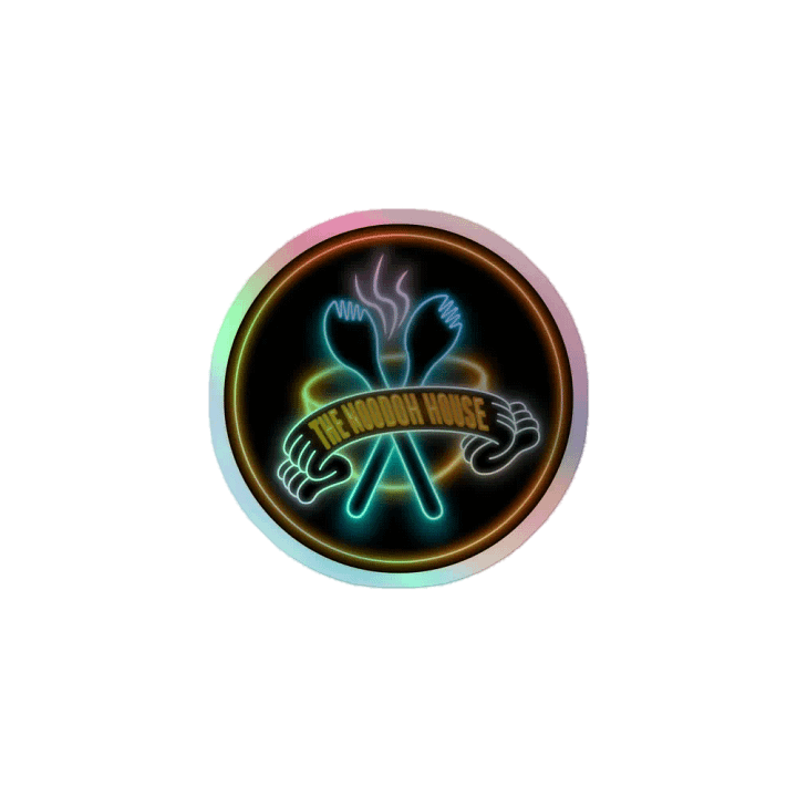 Noodoh House Logo Holo Sticker product image (1)