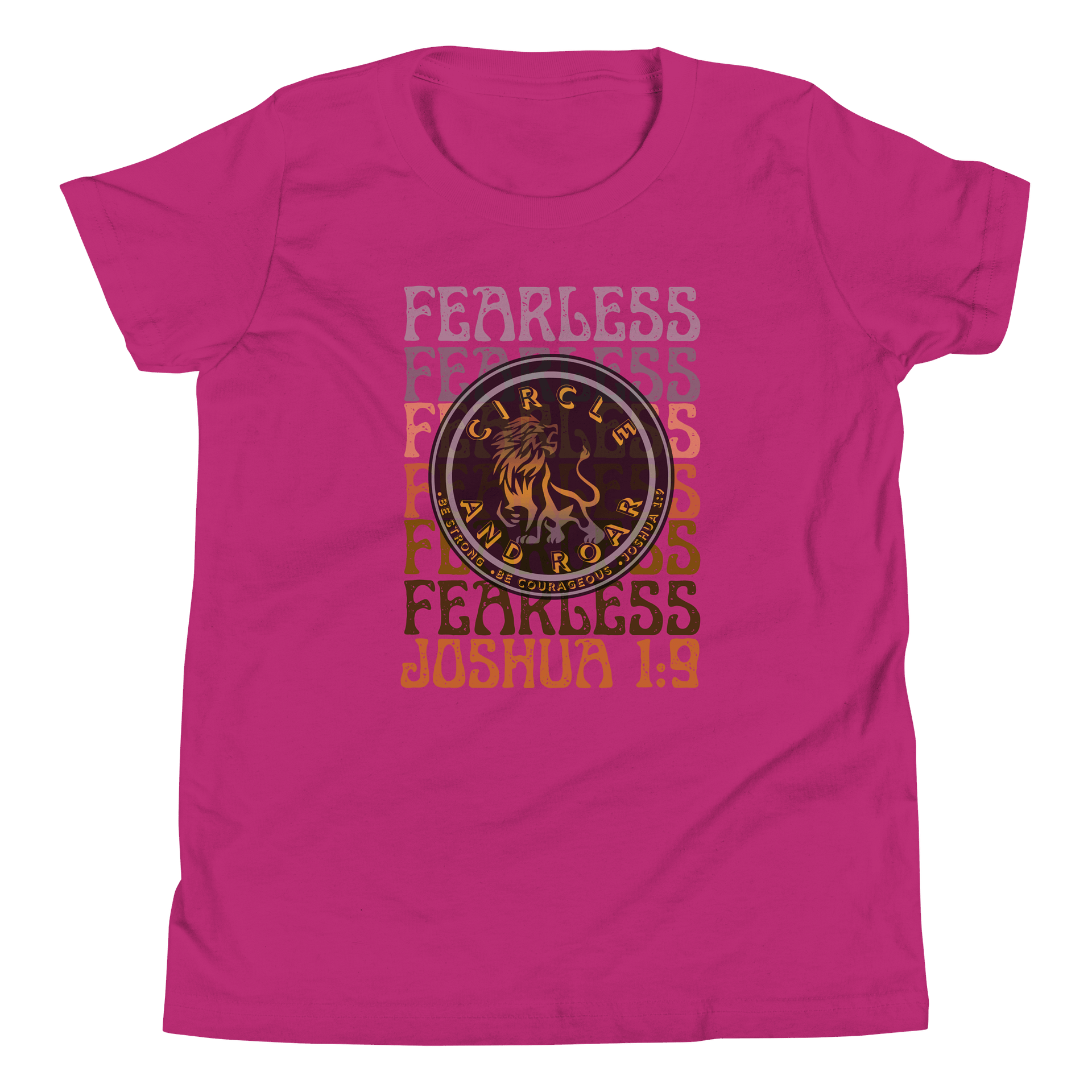 Fearless Lion Youth T-Shirt product image (4)